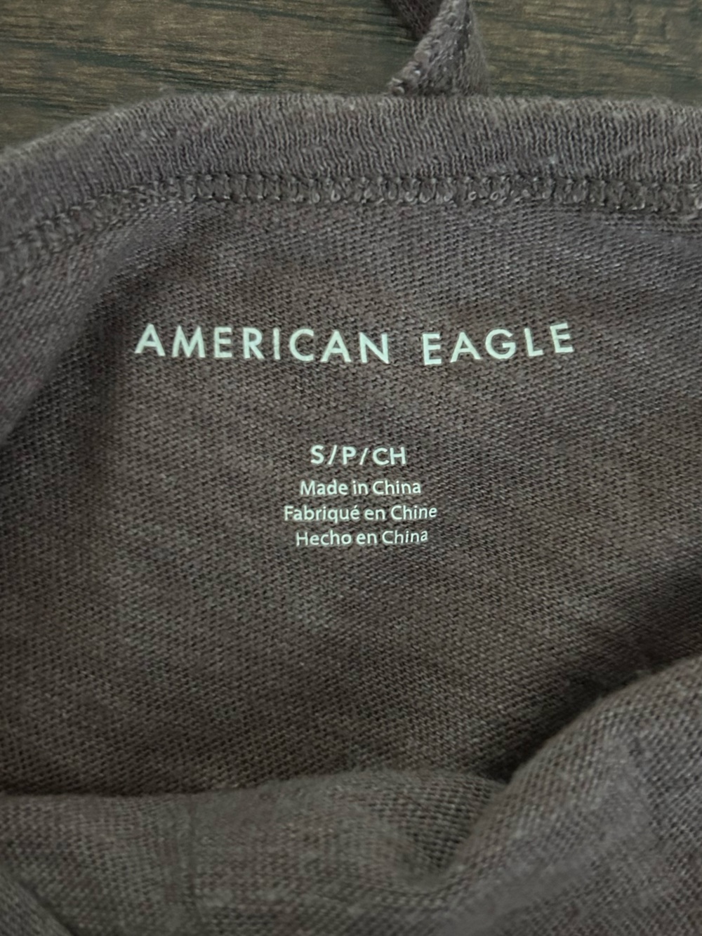 American Eagle Outfitters V-Neck Top in Brown - Picture 2 of 3